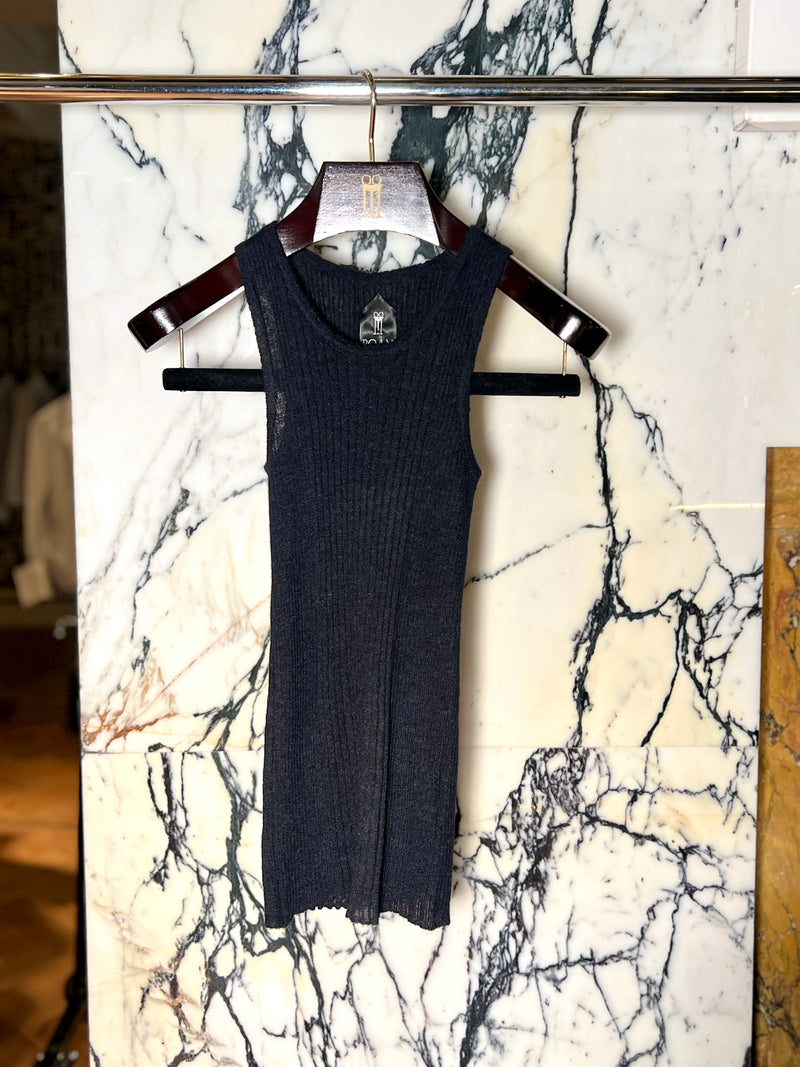 Cardinal Alpaca Tank Top Men Black