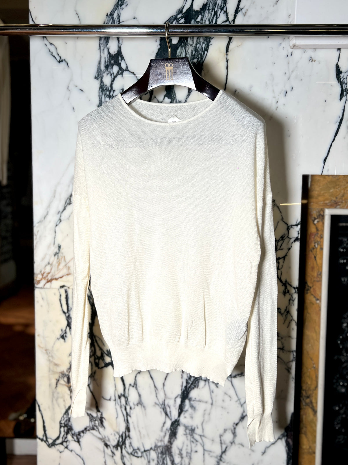 Roberto Crewneck Jumper Men Ivory