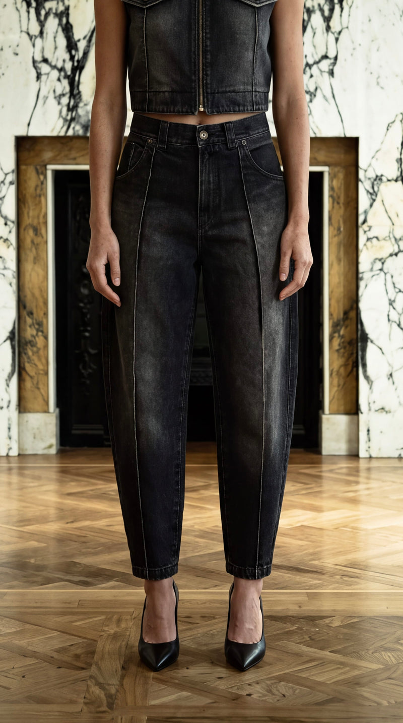 Kill Denim Washed Denim Asphalt Women