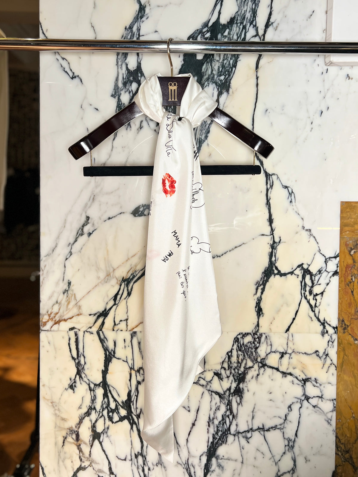 Scala Tubular Scarf Accessories Ivory