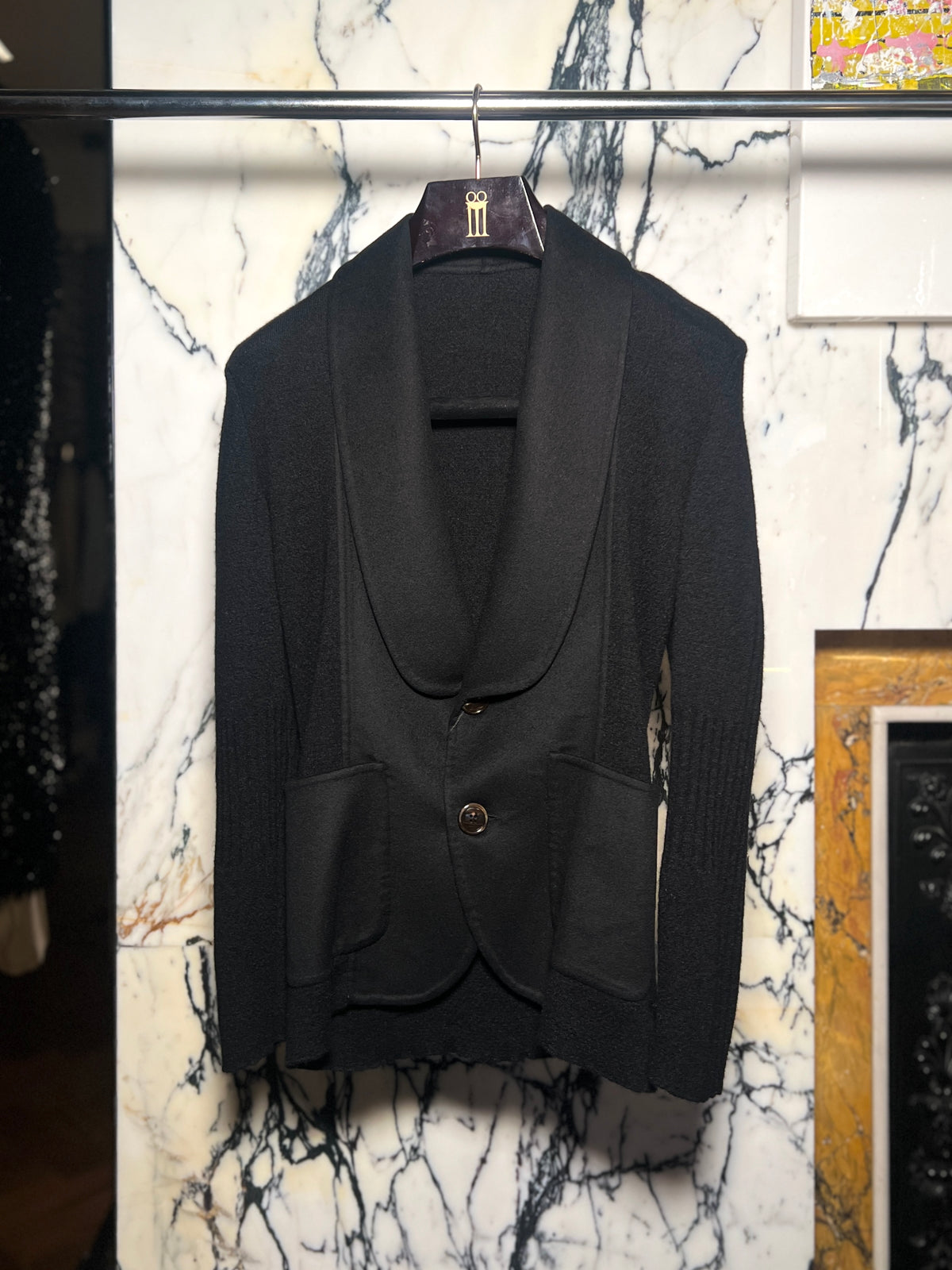 Smoker Double Jacket Men Black