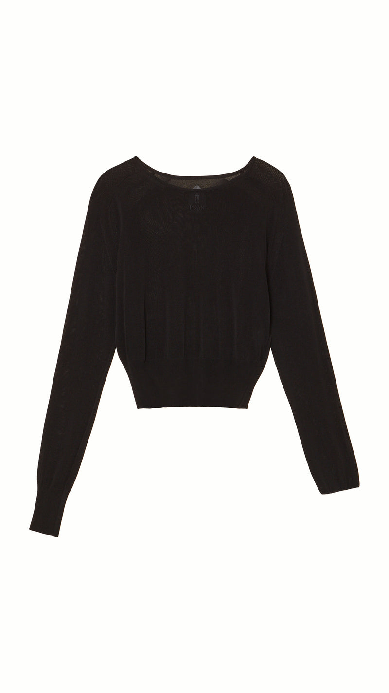 Adone Long Sleeve Jumper Women Black, product – POAN