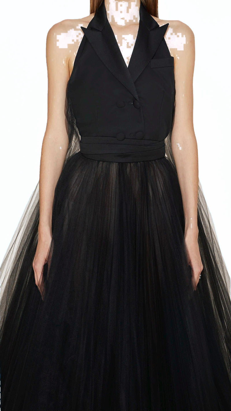 Alexandra Couture Dress Women Black, detail – POAN