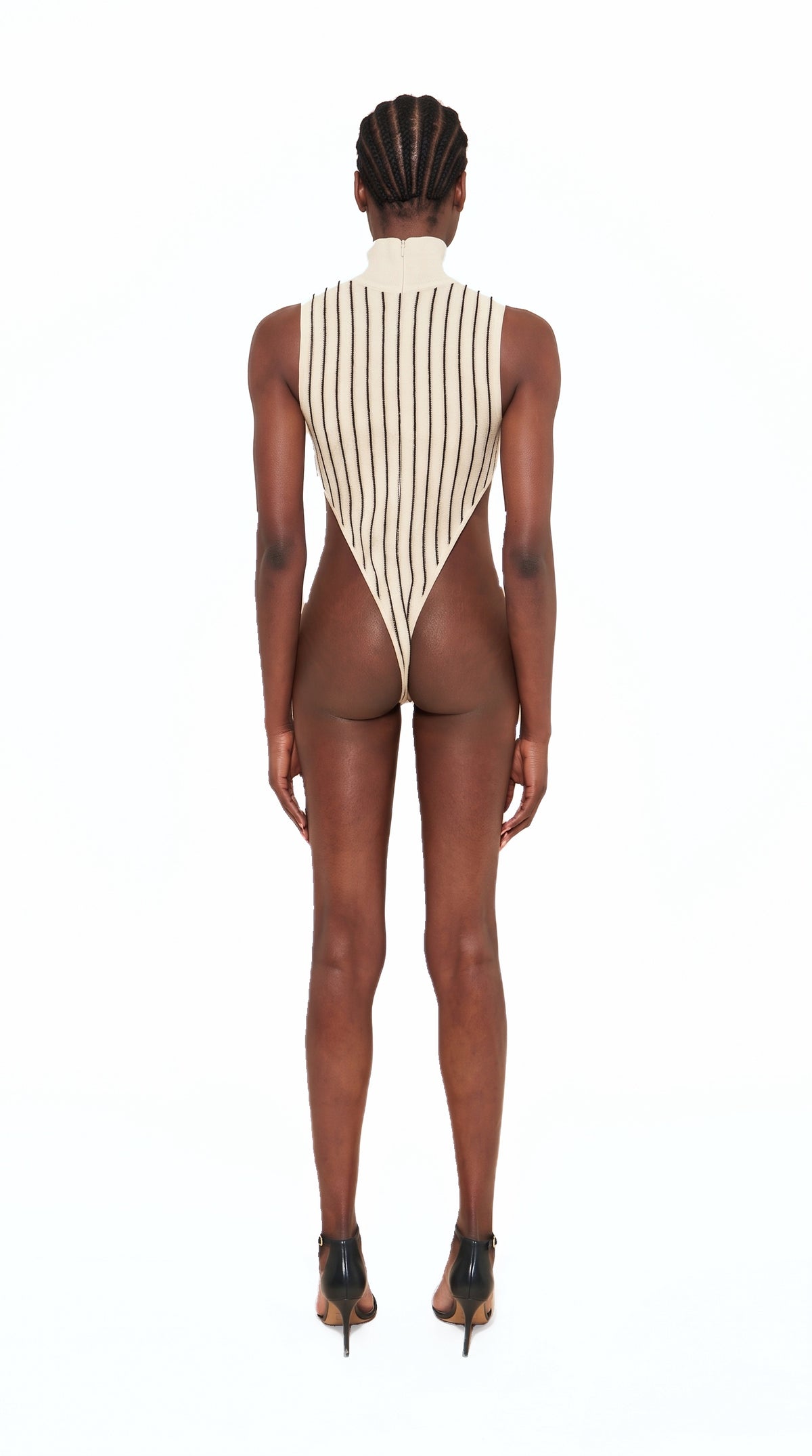 Bebe Body Women Ivory, back view – POAN