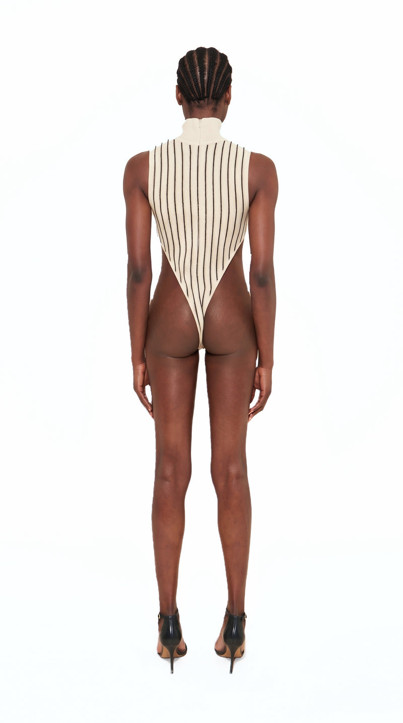 Bebe Body Women Ivory, back view – POAN