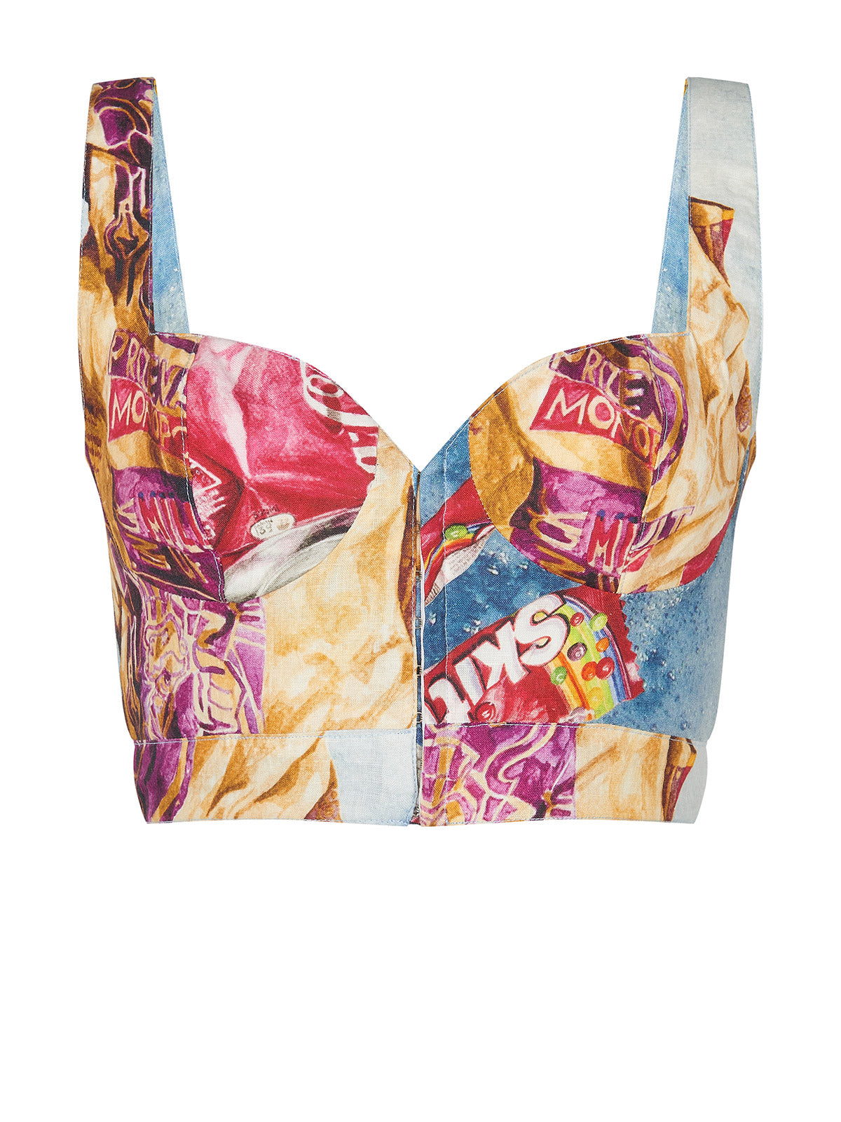 S_Donna Ocean Trash Bra Lightblue