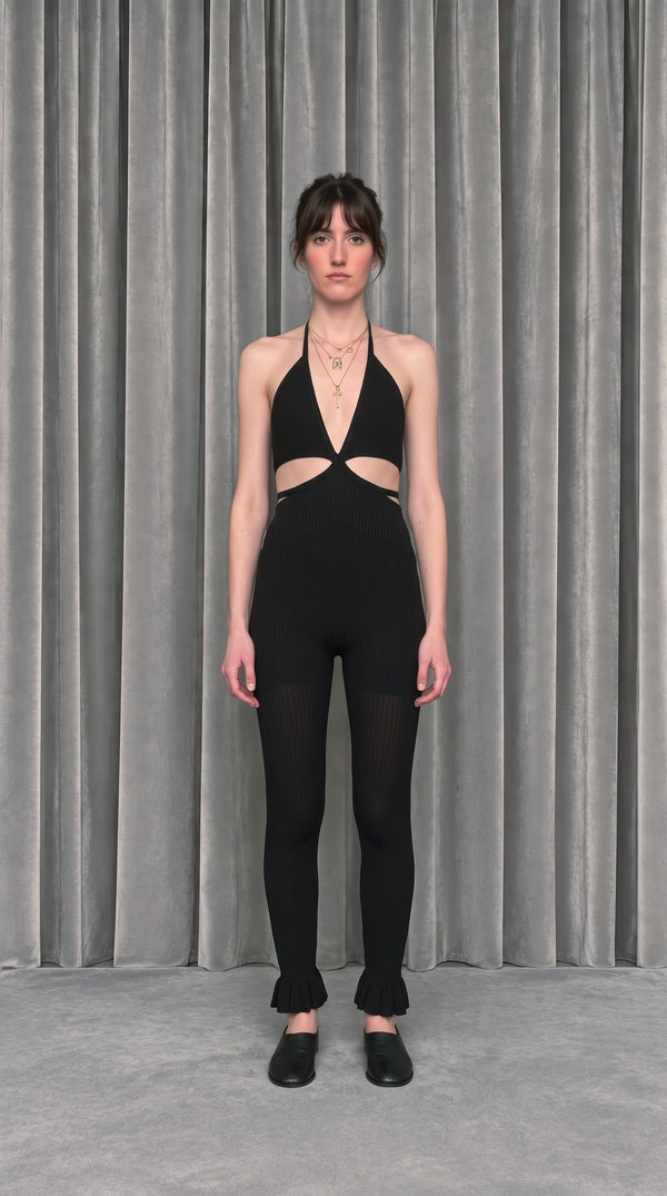 Cher Catsuit Women Black