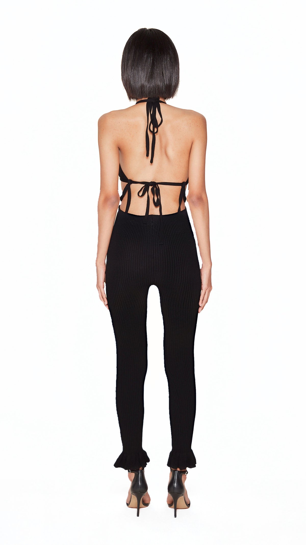 Cher Catsuit Women Black, back view – POAN