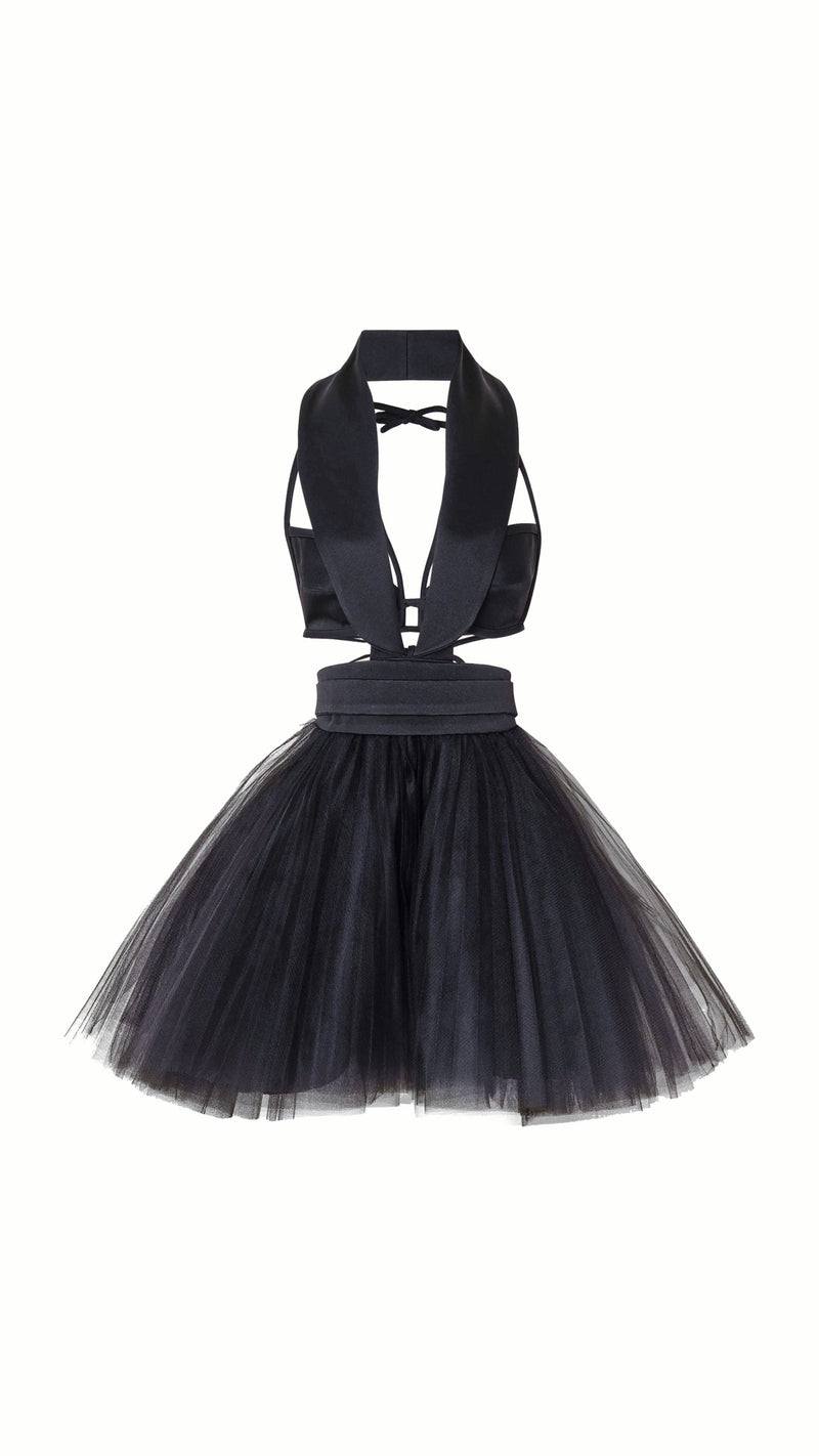 Ghada Cocktail Dress Women Black, product – POAN