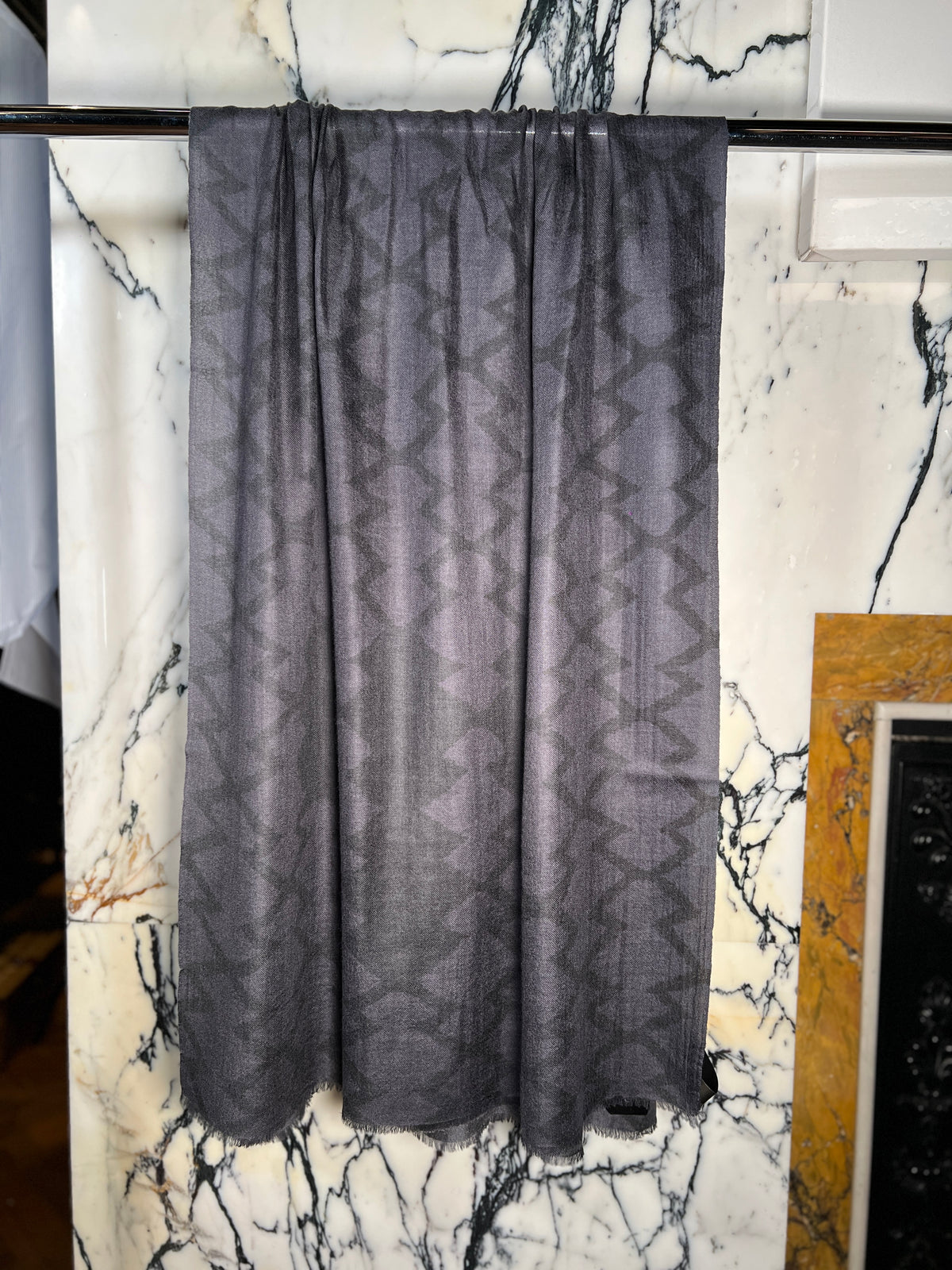 Zig Zag Cashmere Scarf