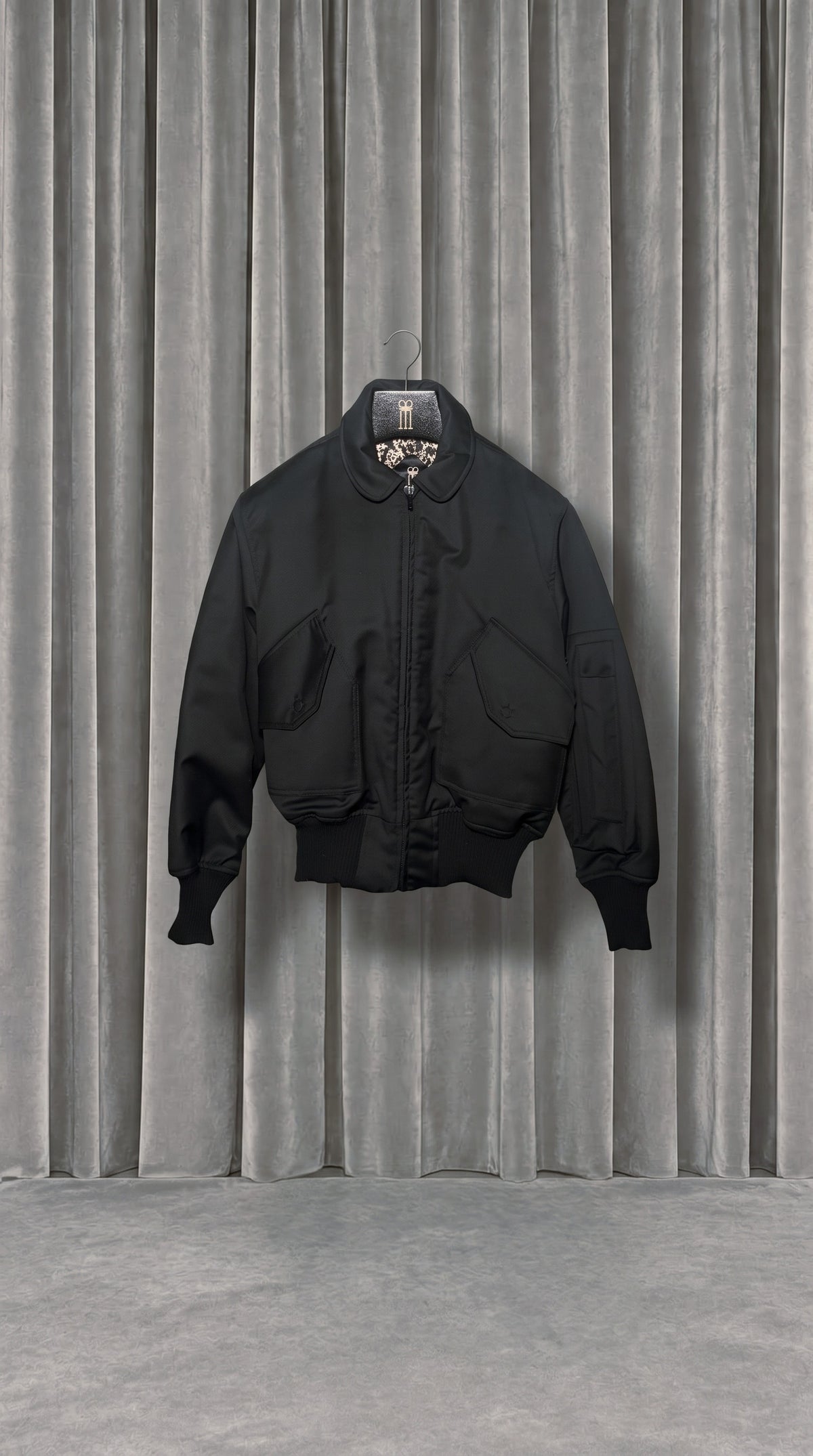 Iceman Bomber Jacket Black – product
