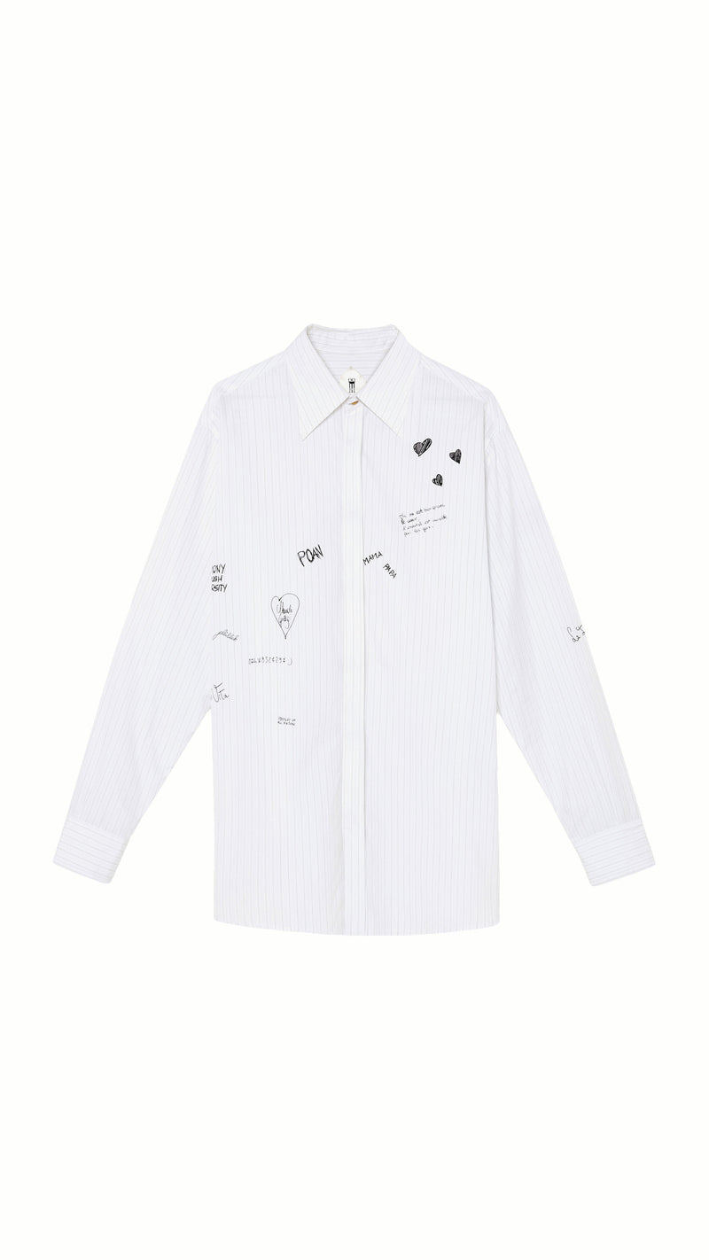 Ikarus Graffiti Shirt Women White, product – POAN