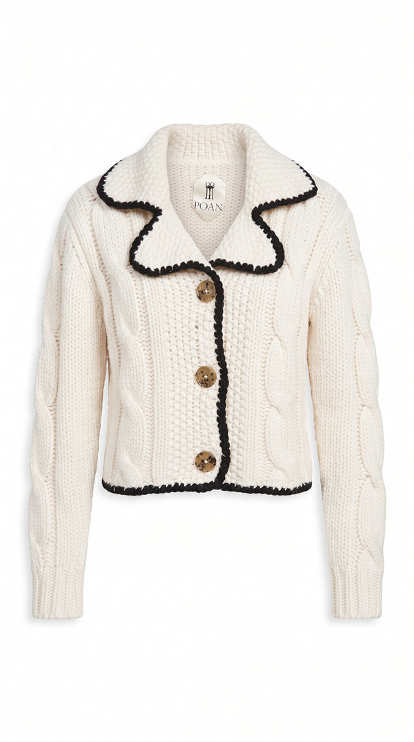 JUNKER CUSTOM CASHMERE HANDKNIT CARDIGAN MEN