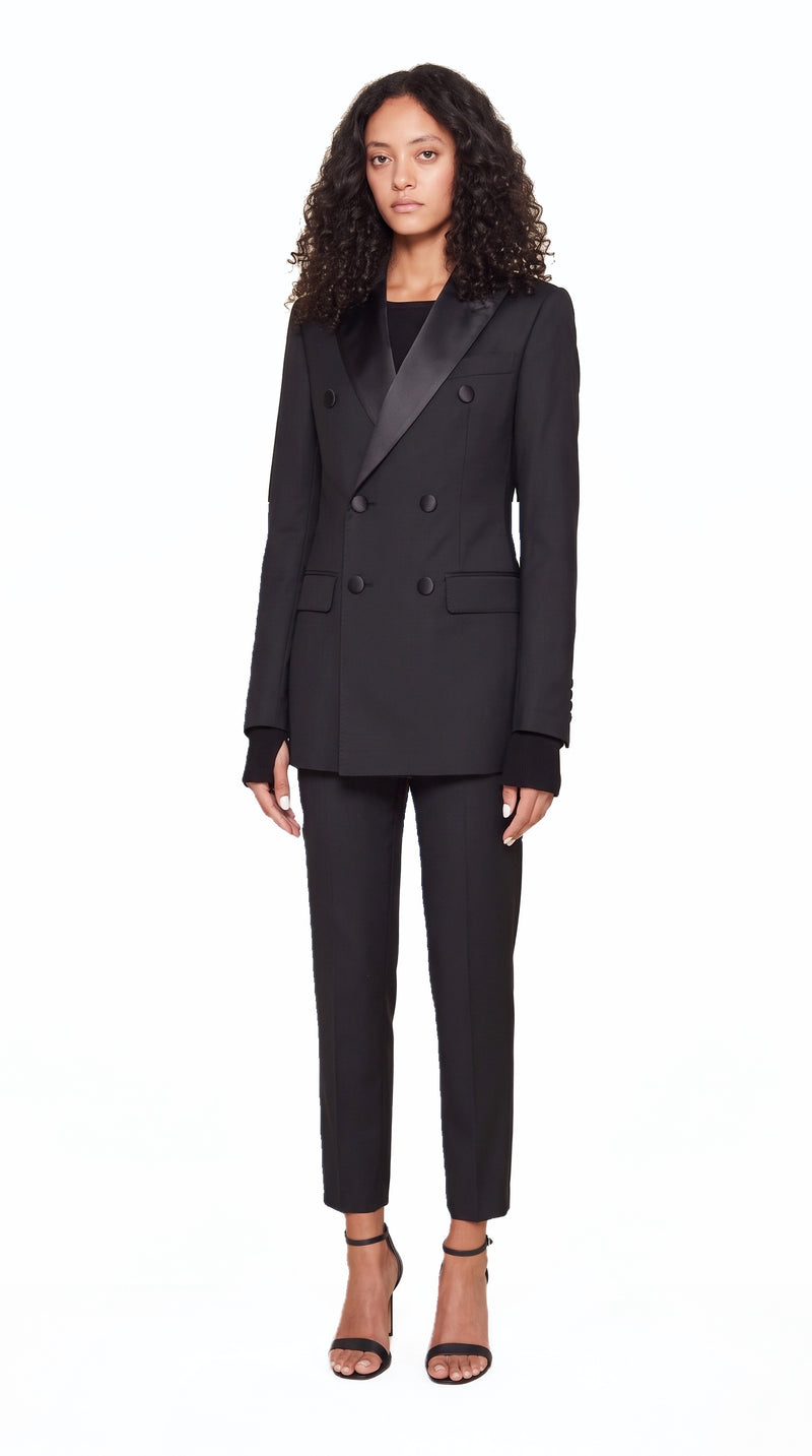 Michael Evening Jacket Black Women, side view – POAN