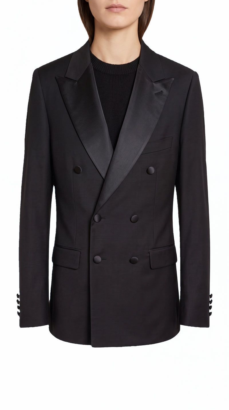 Michael Evening Jacket Black Women, detail – POAN