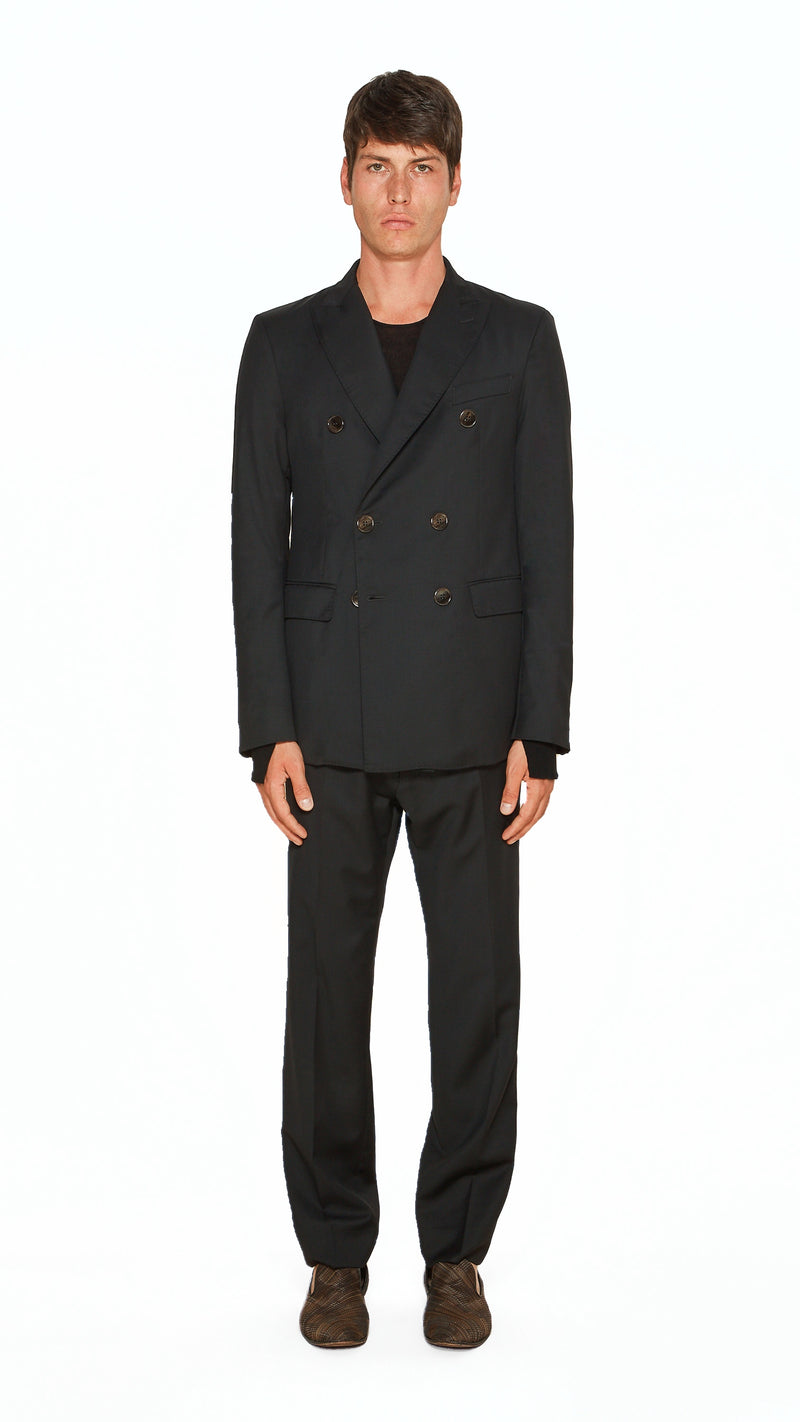 Michael Jacket Men Black, front view – POAN
