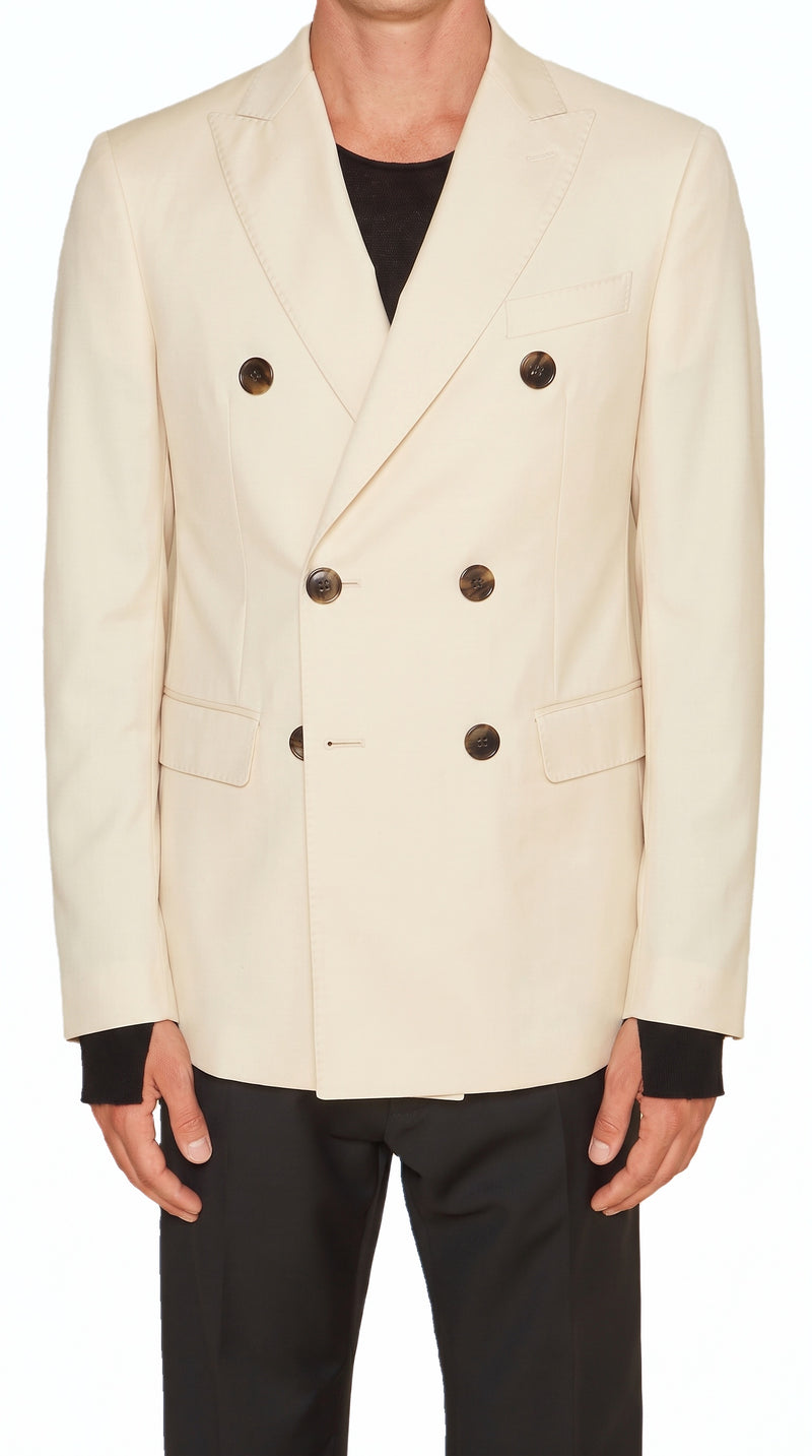 Michael Jacket Men Ivory, detail – POAN