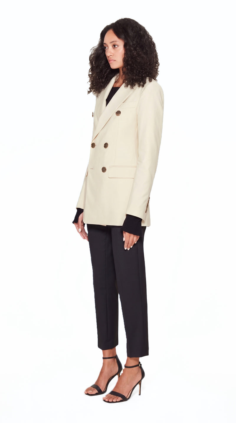 Michael Jacket Women Ivory, side view – POAN