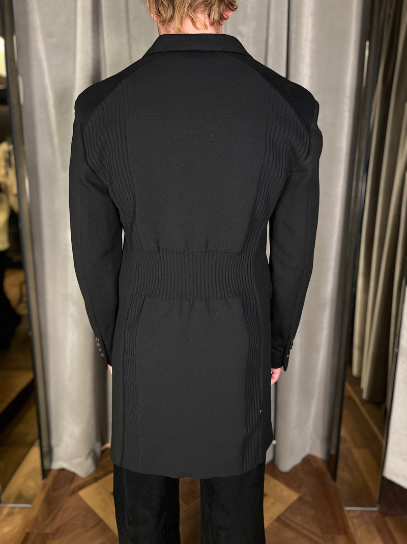 Michael Melton Overcoat Men Black