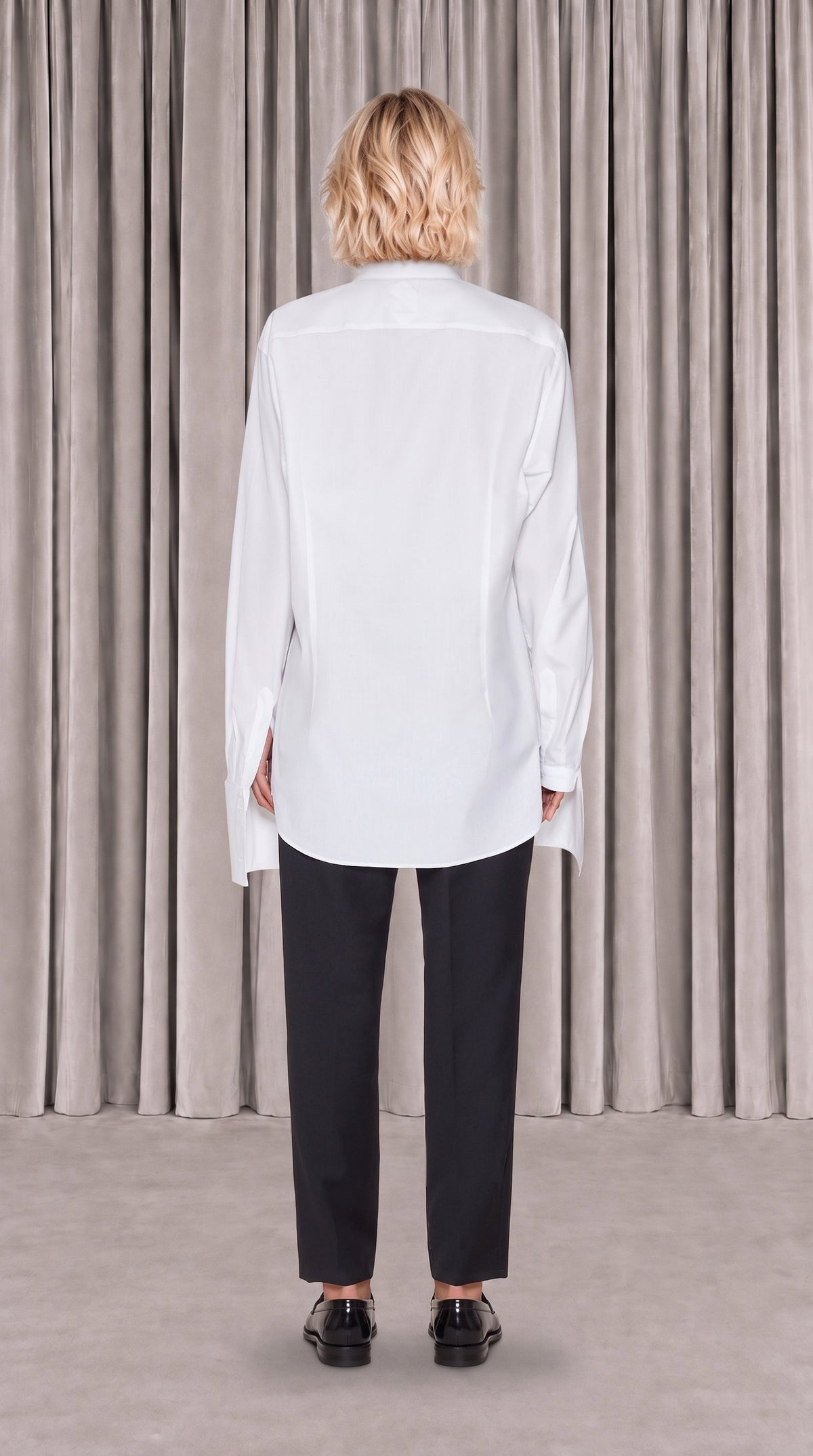 Palladio Shirt Women White, back view – POAN