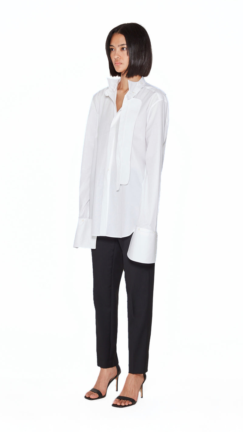 Palladio Shirt Women White, side view – POAN