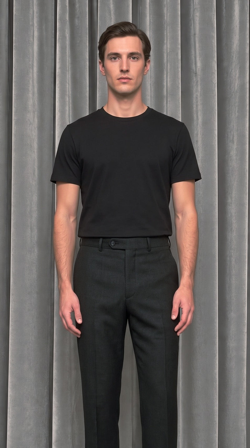 Prince Smoking Trousers Black – detail
