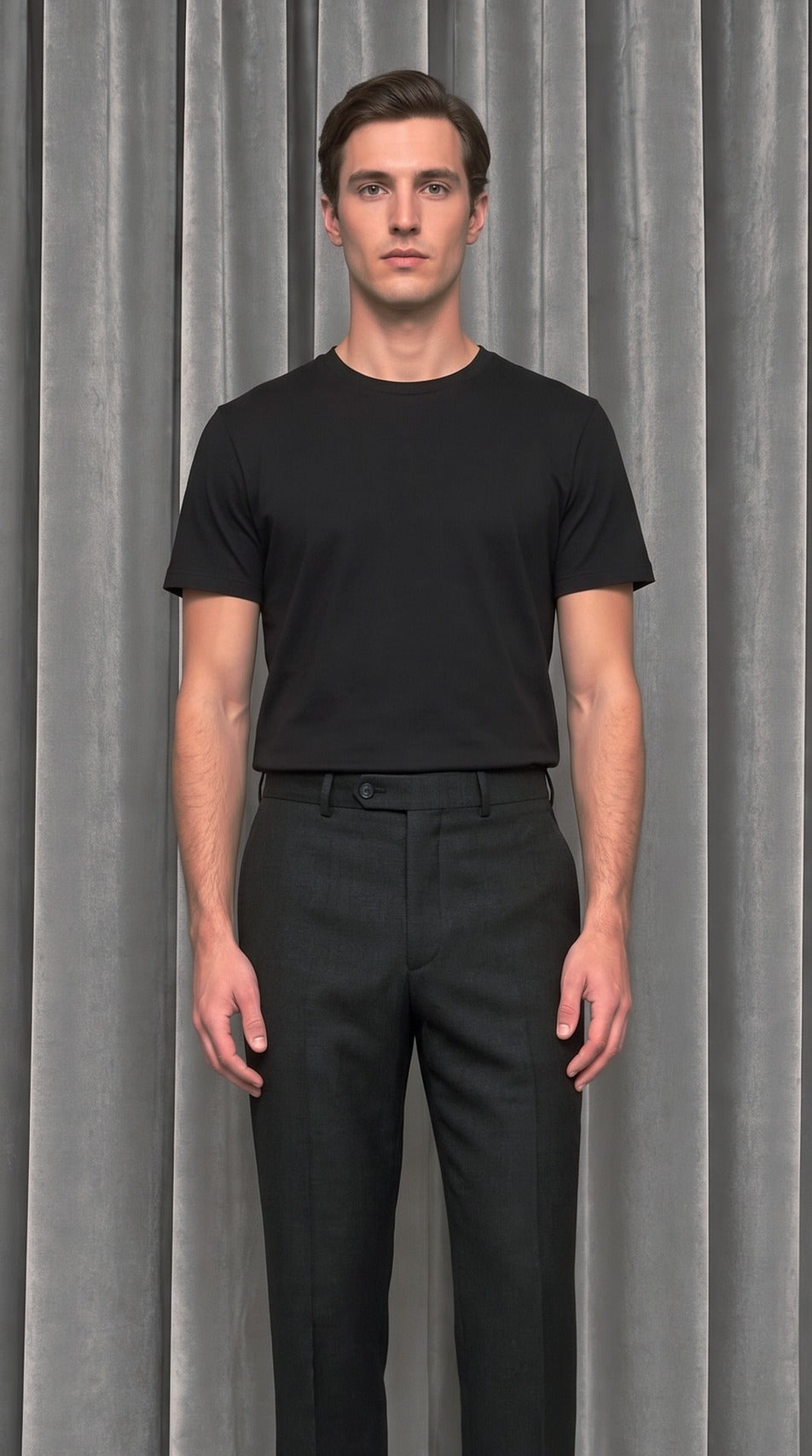 Prince Smoking Trousers Black – detail