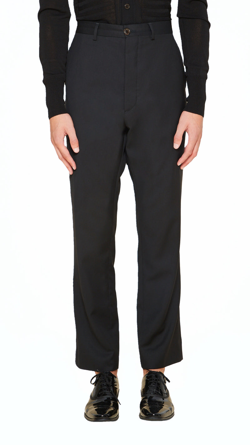 Prince Trousers Men Black, detail – POAN