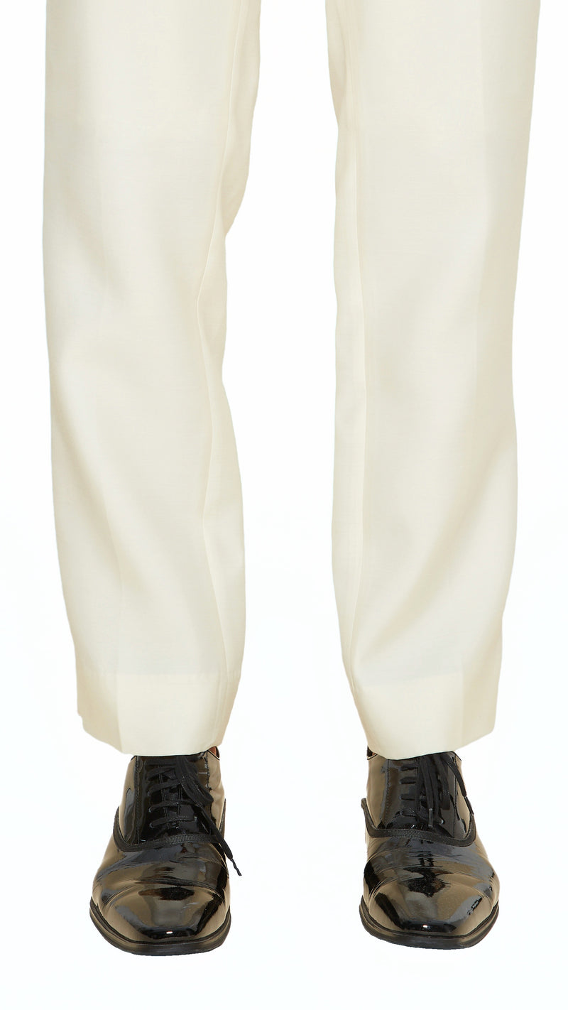 Prince Trousers Men Ivory, detail – POAN