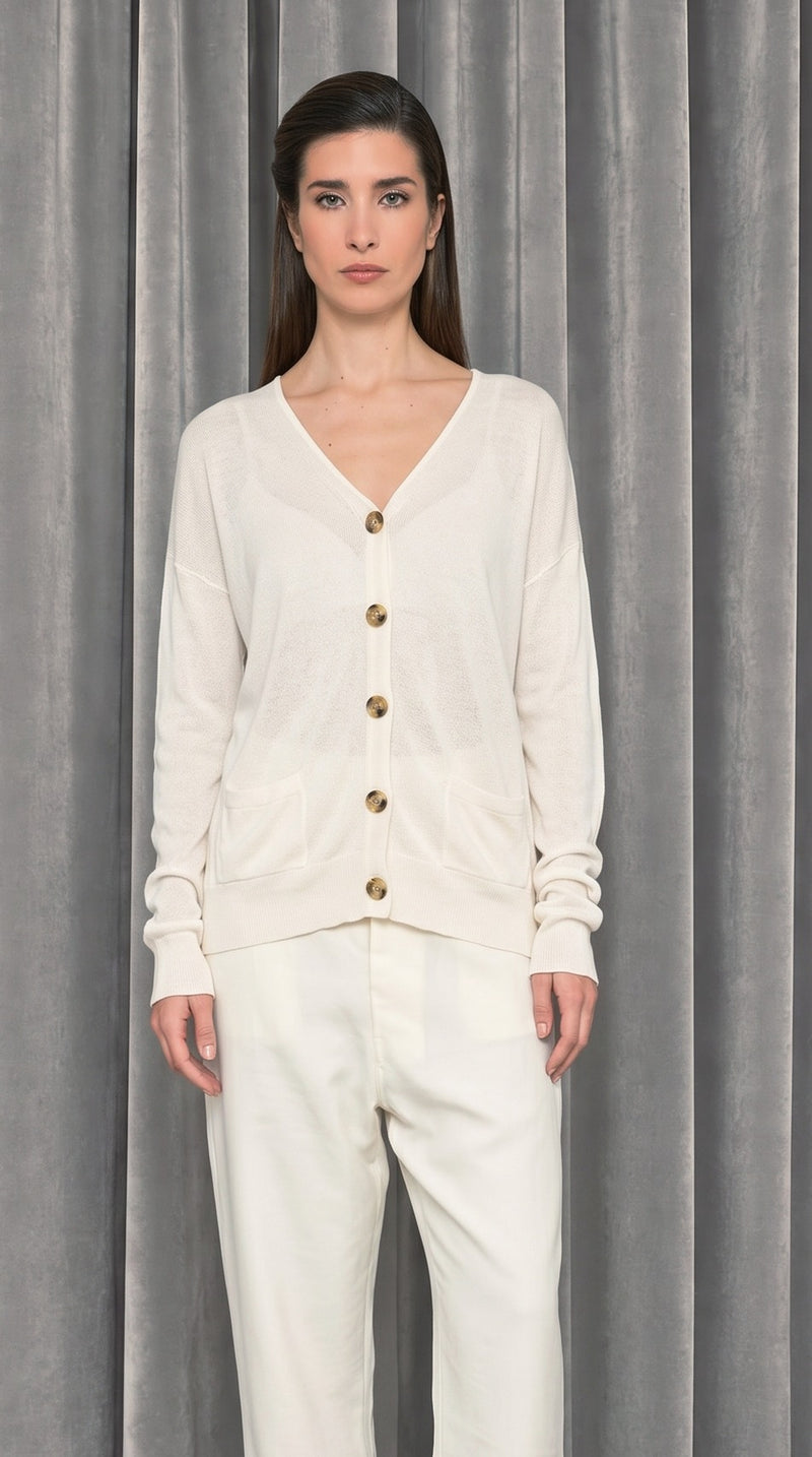 Roberto Cardigan Ivory – detail