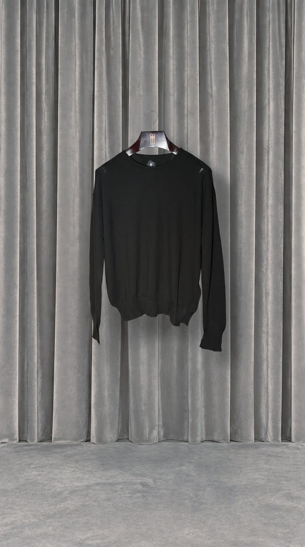 Roberto Crewneck Jumper Men Black
