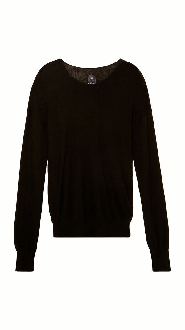 Roberto Crewneck Jumper Men Black