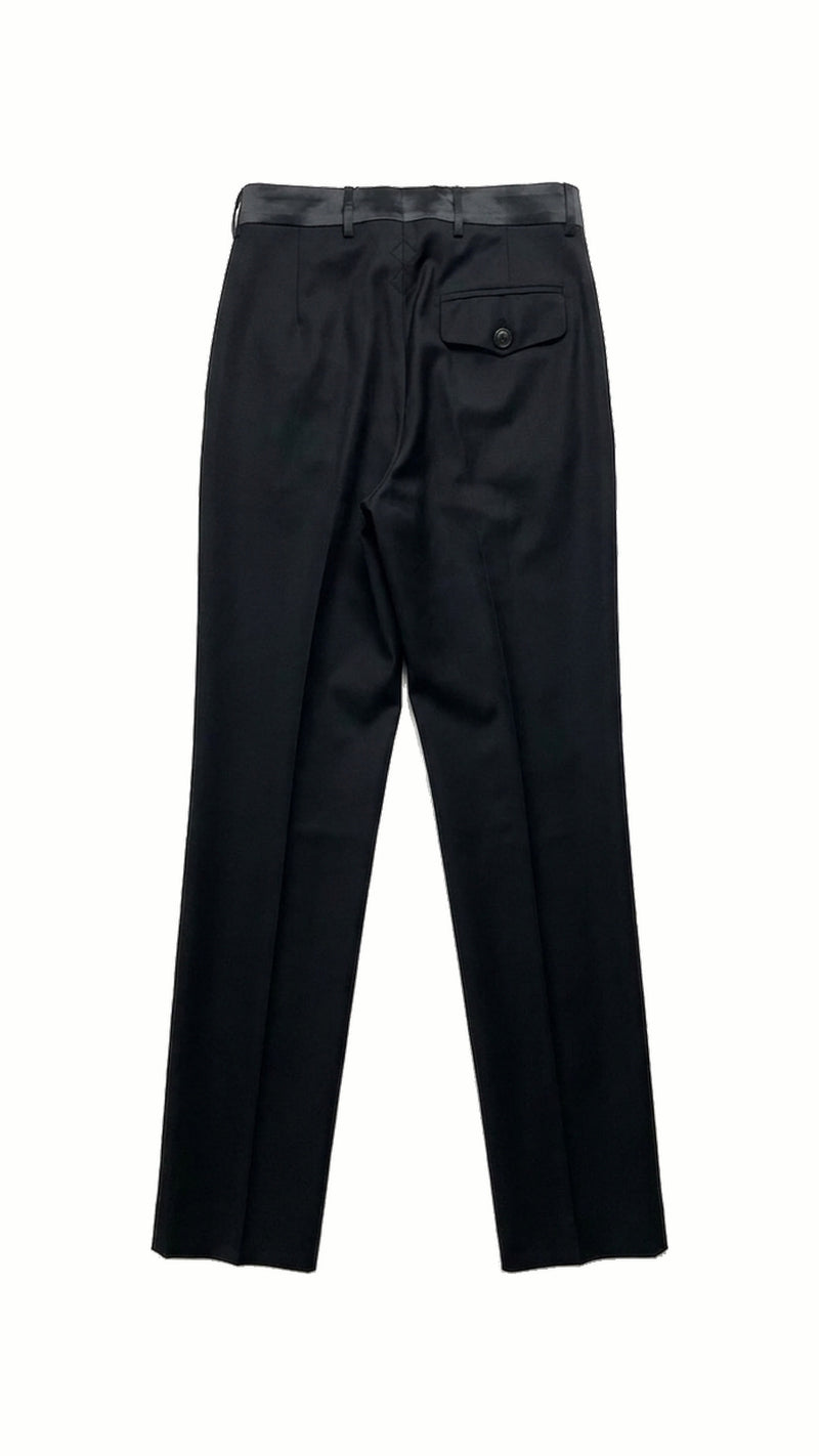 Carabiniero Trousers Black, flat back – POAN