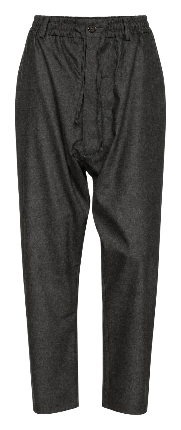 Fender Angora Flannel Drop Crotch Trousers Grey Men