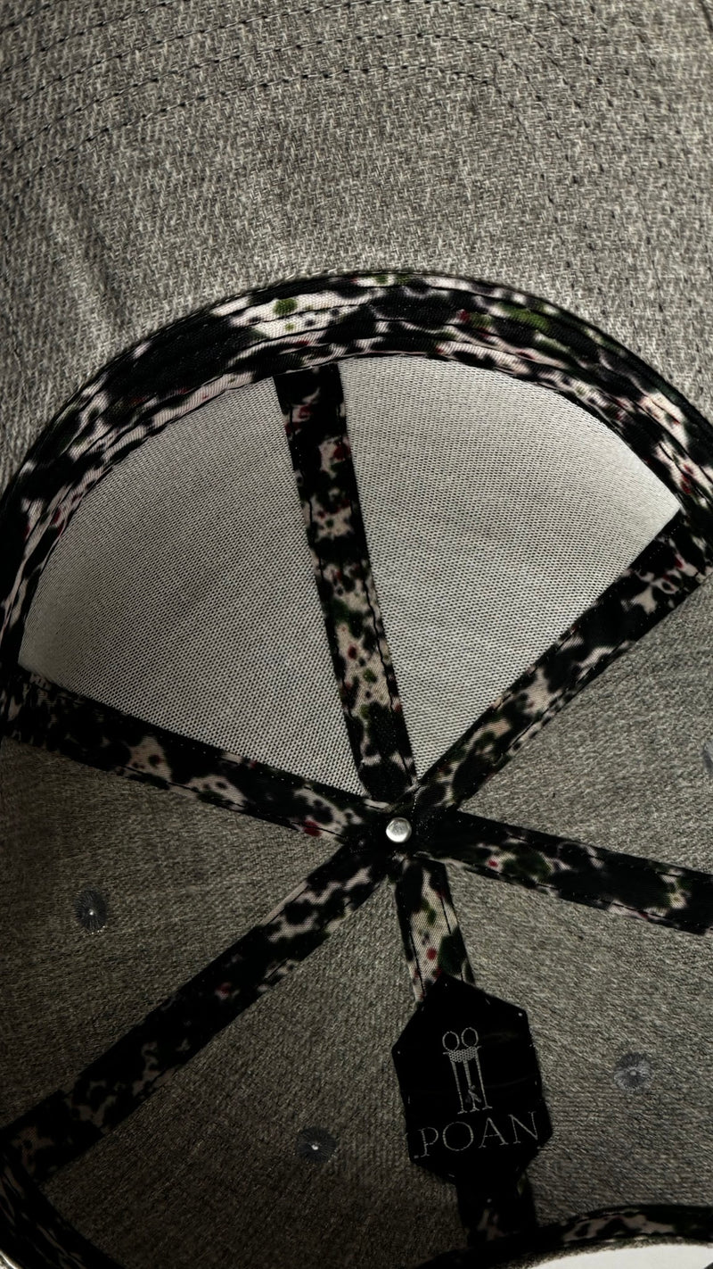 Hero Baseball Cap Grey Melange – inside