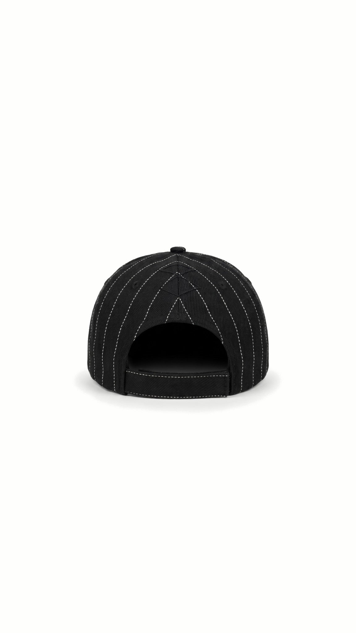 Hero Baseball Cap Noir Pinstripe – back