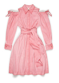 Maude Corduroy Dress Women Pink