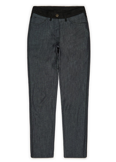 Paulina Skinny Denim Trousers Women Blue