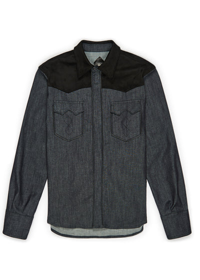 Edward Denim Shirt Blue