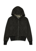 Apollo Alcantara Zip Hoodie Black