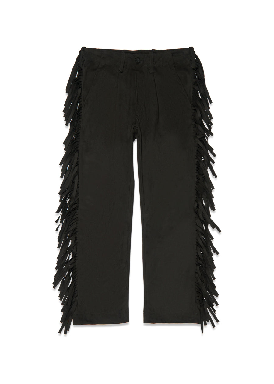 Gun Fringes Trousers Black