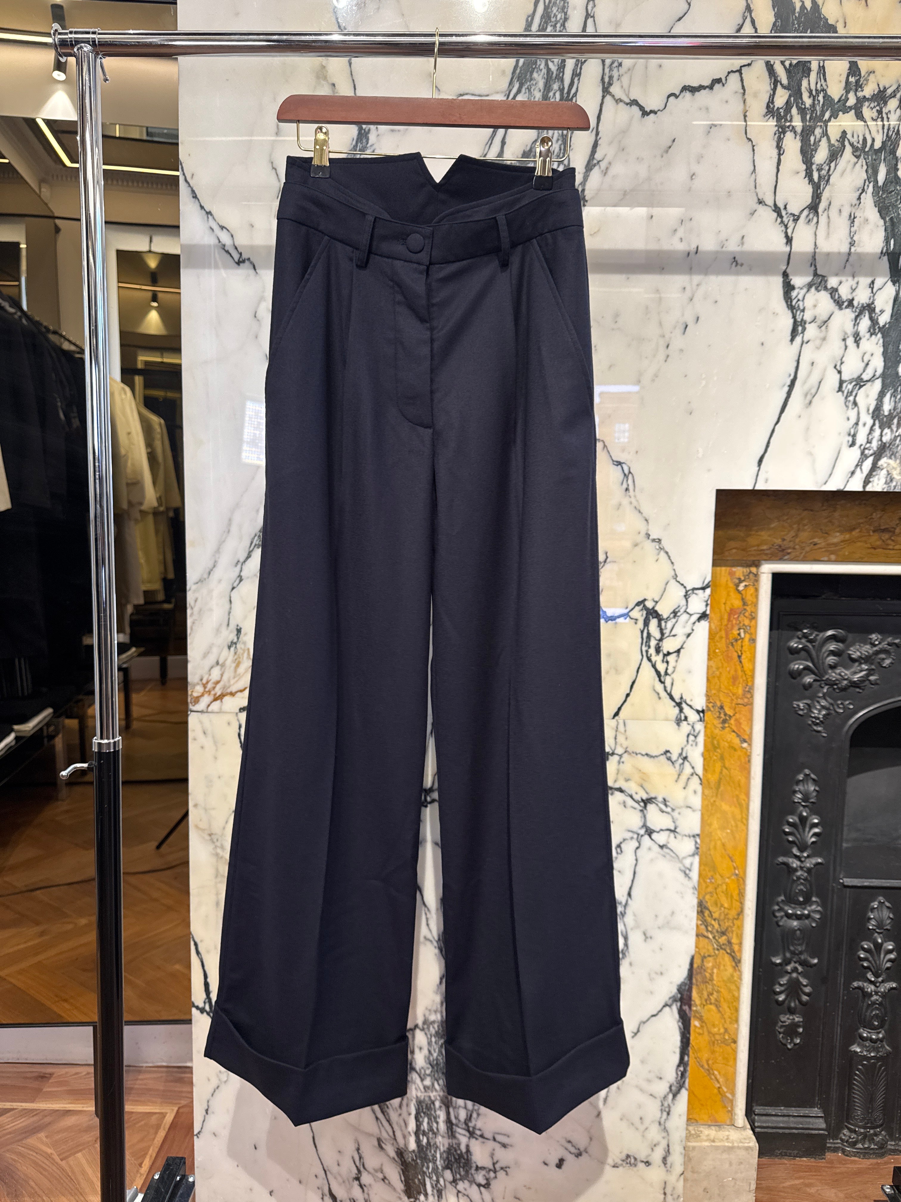 Palazzo Trousers Women Flannel