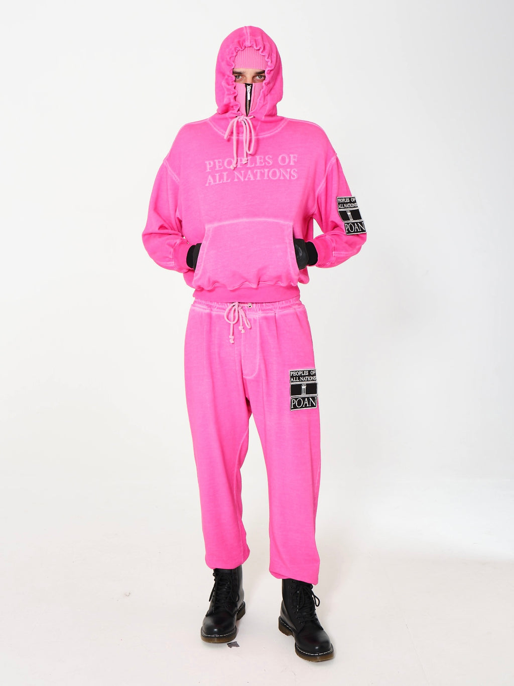 Hero Hoodie Men Fuchsia