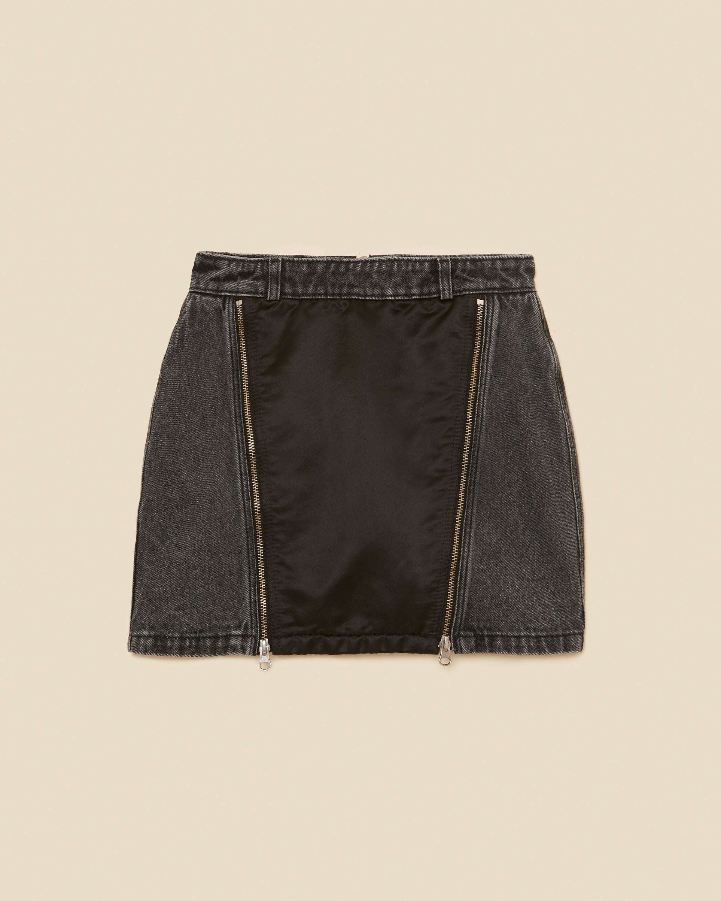 Delta Denim Mini Skirt Women Black Black 0 Women