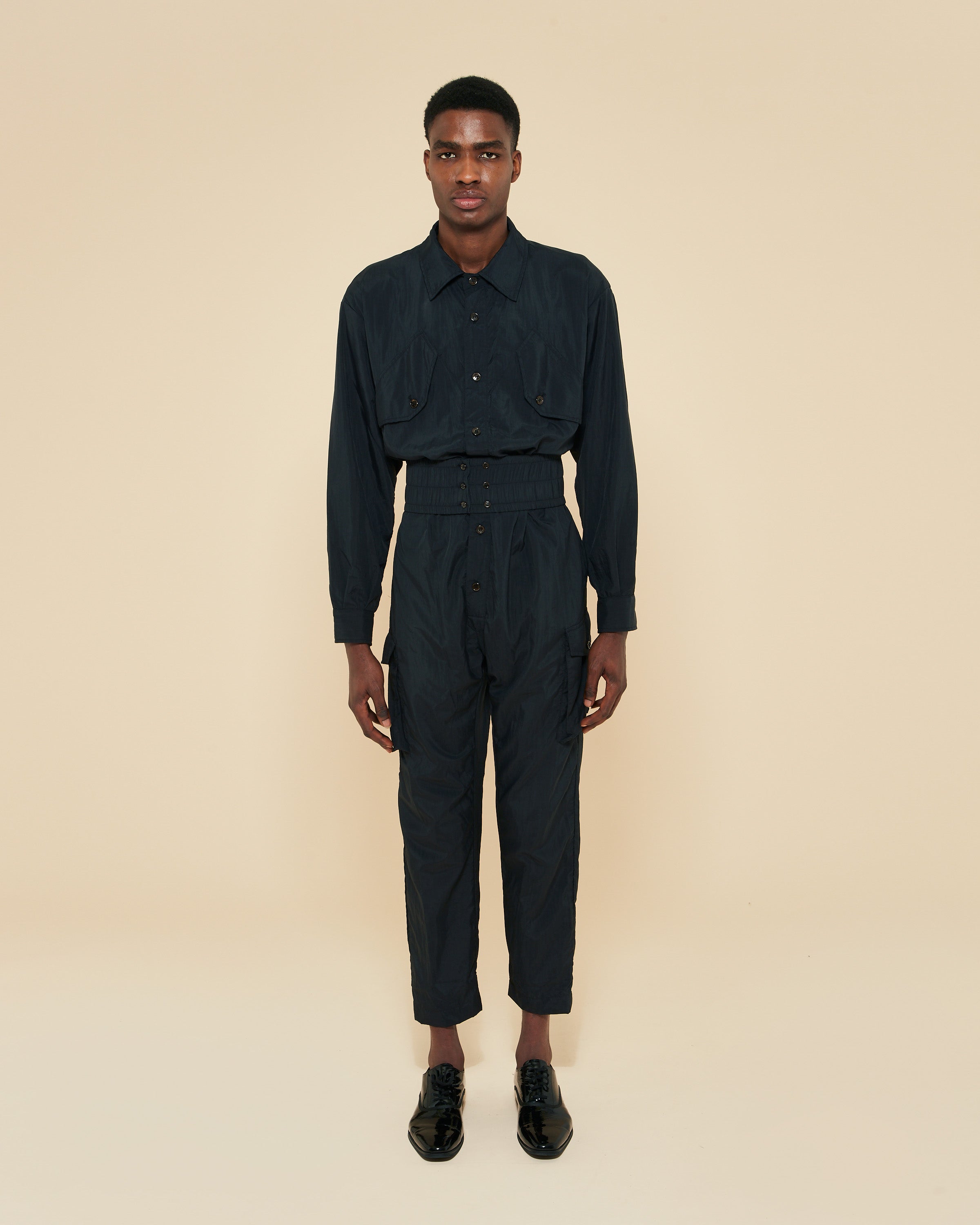 Fiona Parachute Jumpsuit Men Black Black III Men