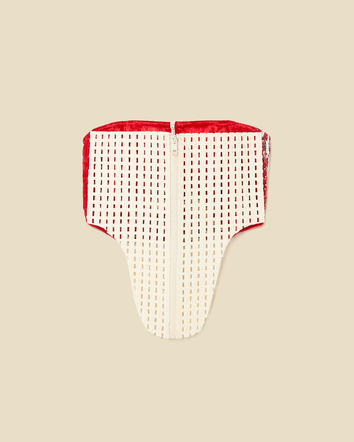 Ghada Eisenberger Corset Red