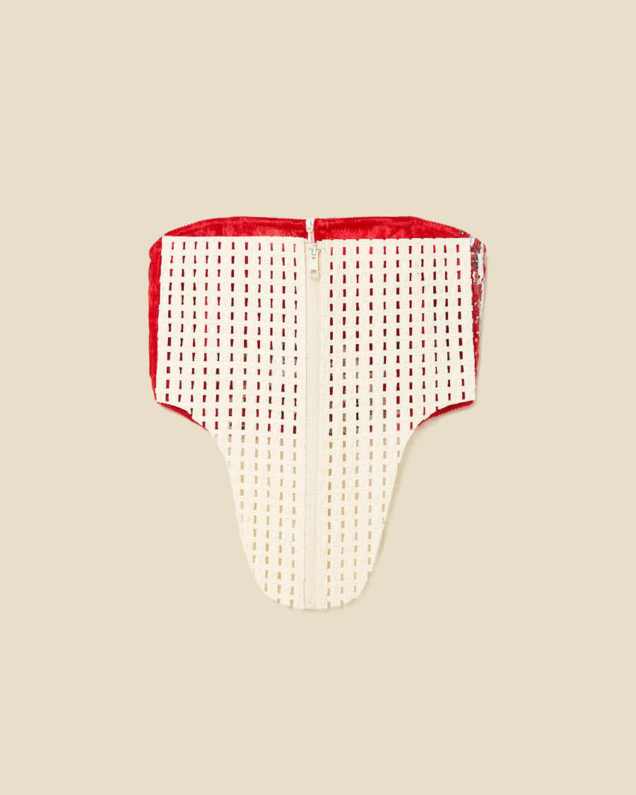 Ghada Eisenberger Corset Red