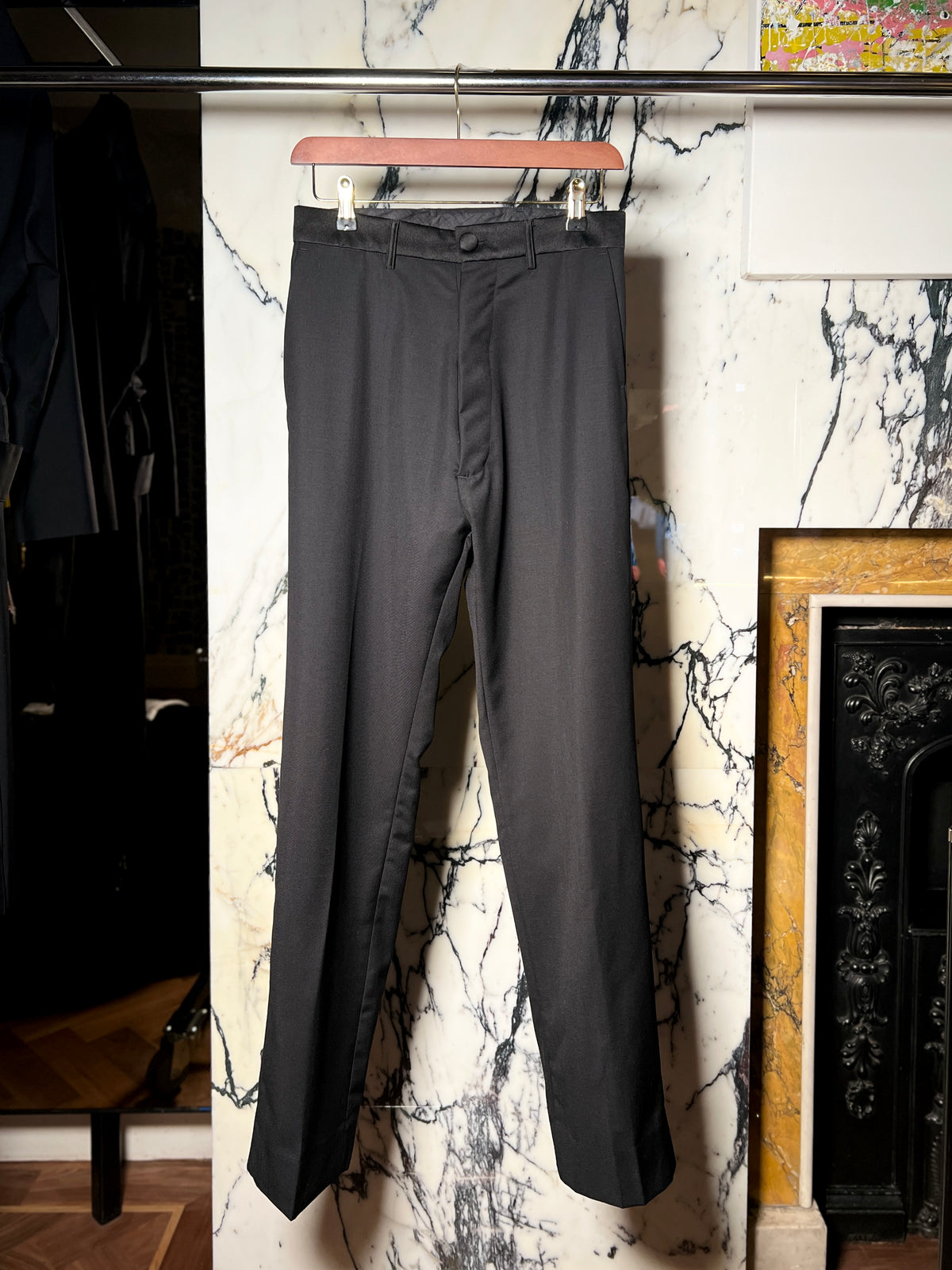Prince Smoking Trousers Men Black