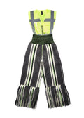 Fiona Safety Vest Jumpsuit Grey