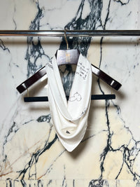 Fulon Foulard Scarf Accessories Ivory